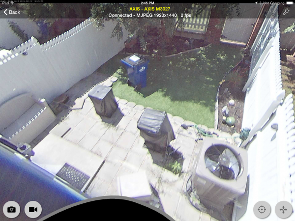 AXIS M3027-PVE in LiveCams Pro