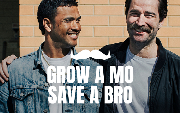 movember grow a mo save a bro campaign