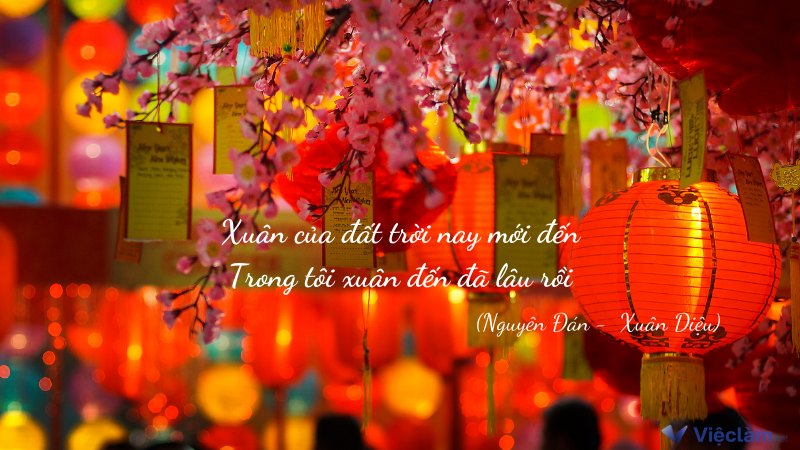 Câu thơ ngắn với hồn xuân thơ mộng