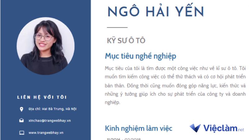 Mục tiêu nghề nghiệp trong CV xin việc ngành ô tô