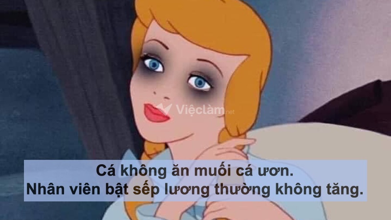 STT hài hước về công việc: "Cá không ăn muối cá ươn. Nhân viên bật sếp lương thường không tăng."