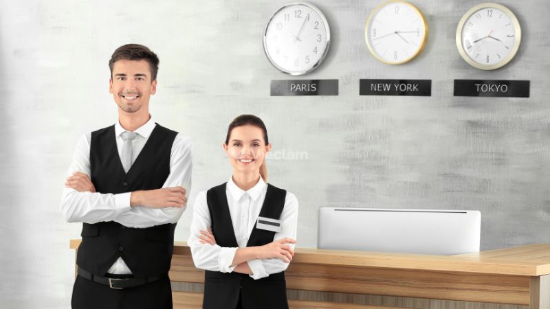 Mô tả công việc lễ tân khách sạn chi tiết