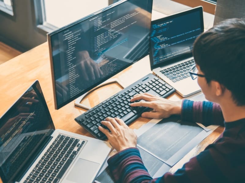 Lập trình viên sẽ có nhiệm vụ phát triển và bảo trì các phần mềm, ứng dụng web và mobile