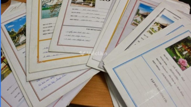 Bìa hồ sơ xin việc là gì?