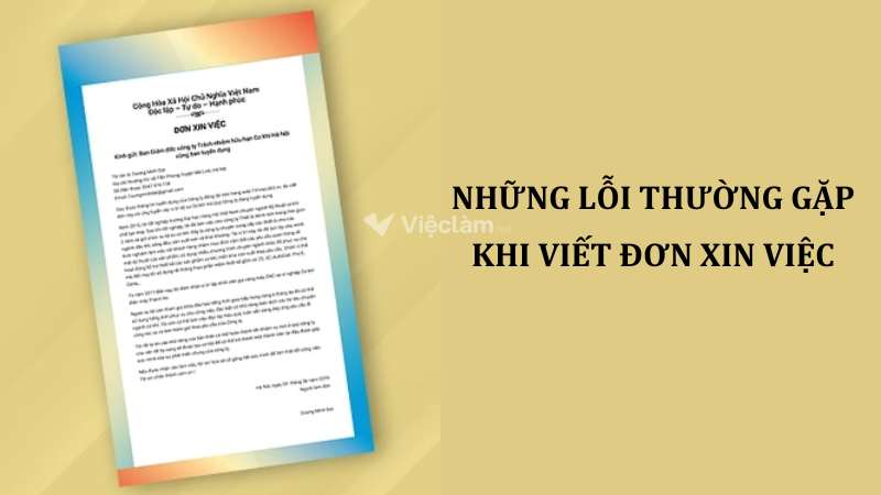 Lỗi phổ biến khi viết đơn xin việc là biến nó thành bản sao của CV