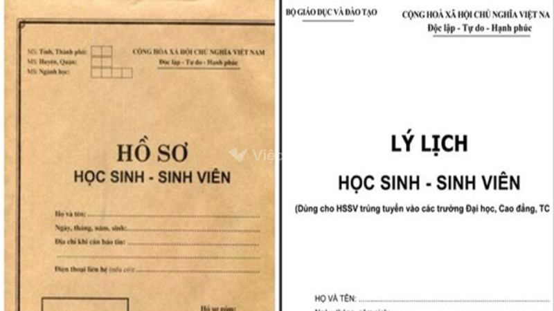 Mẫu sơ yếu lý lịch học sinh sinh viên cập nhật mới nhất