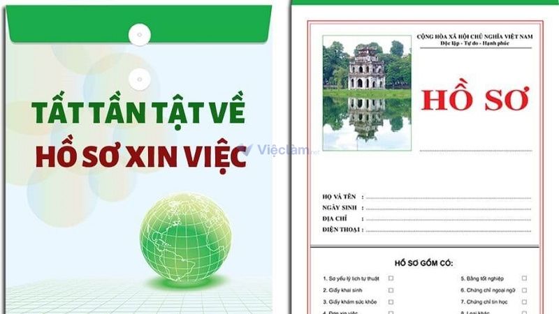Tải mẫu bìa hồ sơ xin việc đẹp