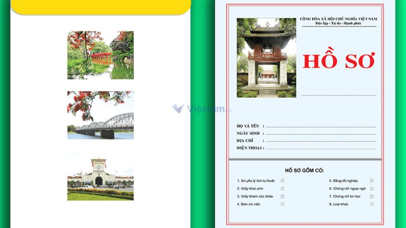 Tải mẫu bìa hồ sơ xin việc đẹp
