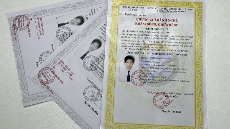 Chứng chỉ hành nghề