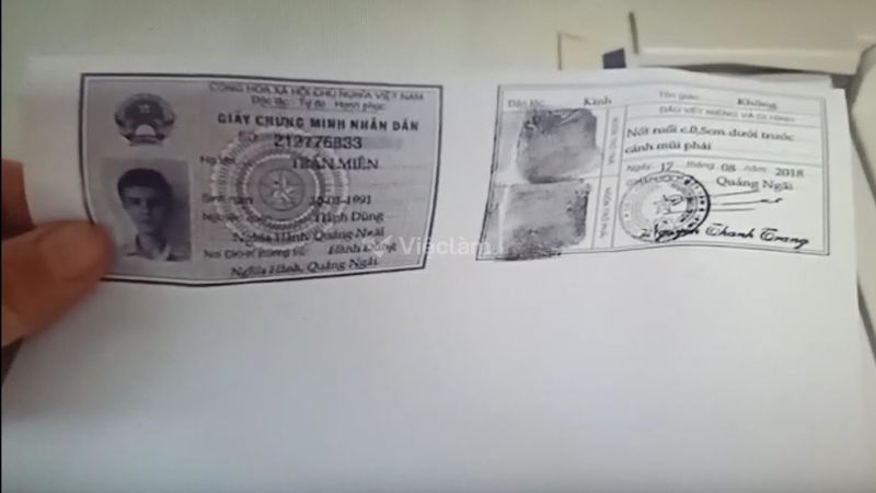 Căn cước công dân cần photo công chứng để làm hồ sơ xin việc Bách Hóa Xanh