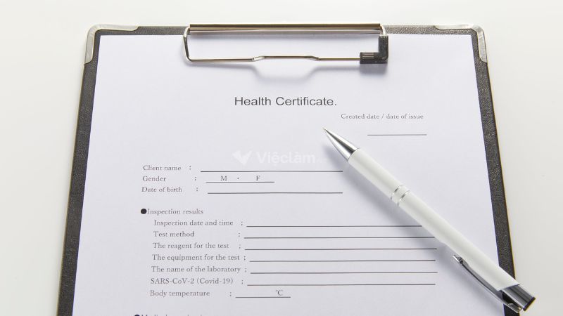 Xin giấy khám sức khỏe