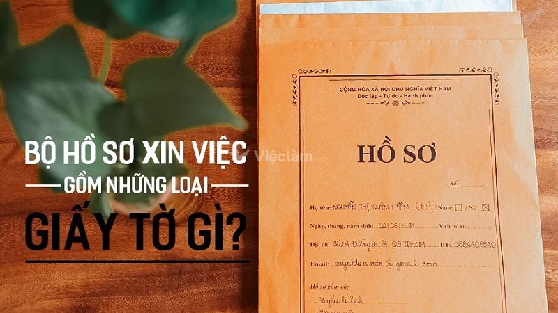 Hồ sơ xin việc gồm những gì