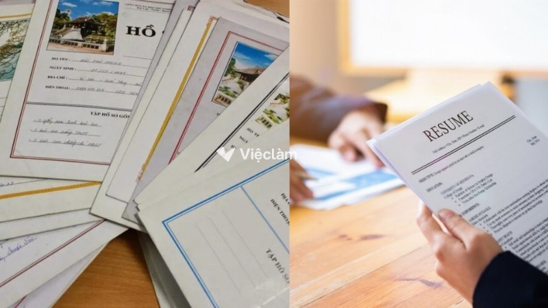 Sử dụng hồ sơ photo khi đi phỏng vấn