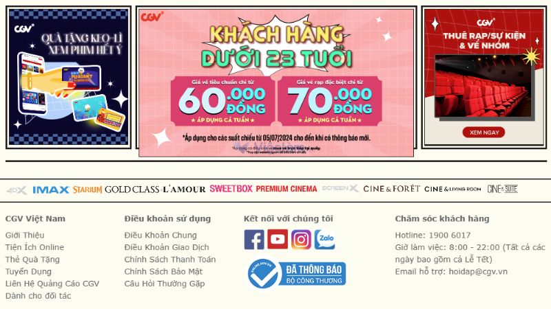 Cách thức ứng tuyển, nộp hồ sơ xin việc tại CGV