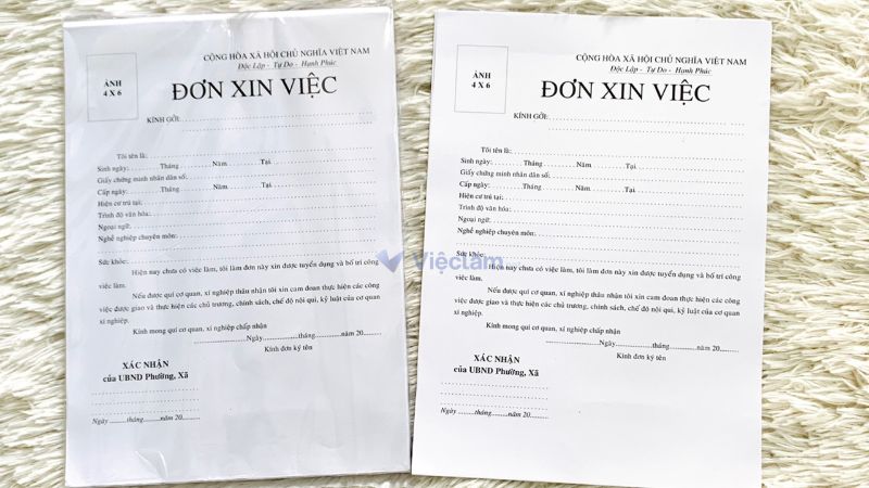 Chuẩn bị đơn xin việc làm tại Vinmart