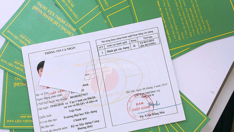 Chứng chỉ hành nghề xây dựng là gì?