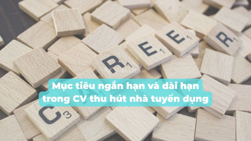 Mẹo trình bày mục tiêu ngắn hạn và dài hạn trong CV thu hút nhà tuyển dụng