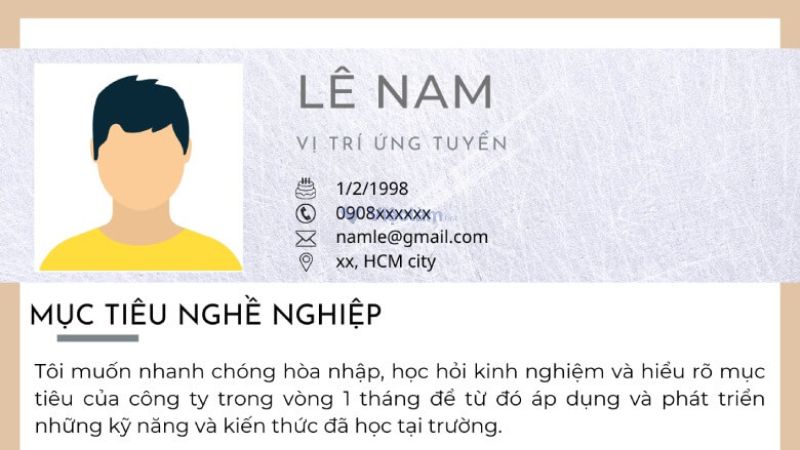 Cách viết mục tiêu ngắn hạn và dài hạn trong CV