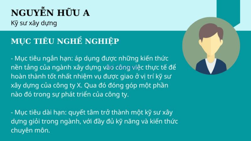 Cách viết mục tiêu ngắn hạn và dài hạn trong CV