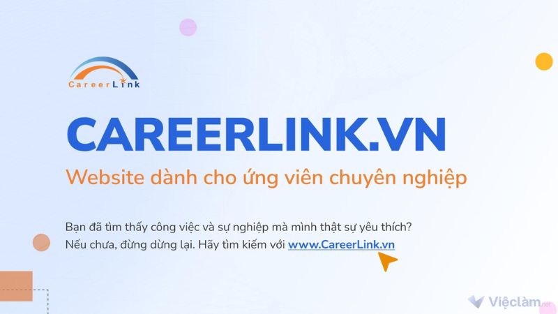 Careerlink.vn website tuyển dụng việc làm phổ thông uy tín
