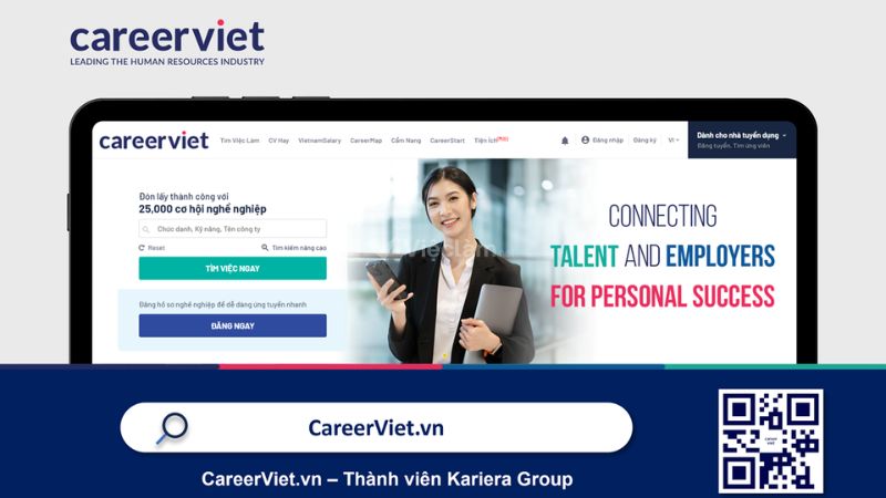 CareerViet.vn được nhiều người lựa chọn tìm việc