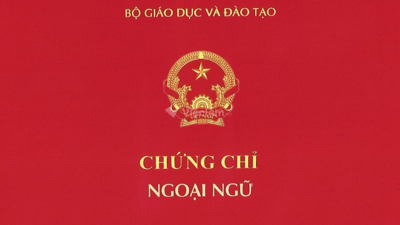 Chứng chỉ A-B-C do Bộ Giáo dục và Đào tạo Vệt Nam cấp