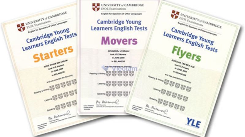 Chứng chỉ Cambridge ESOL