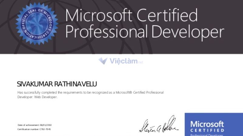 Chứng chỉ tin học 6 module là gì?