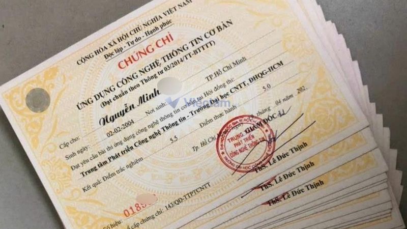 Chứng chỉ tin học là gì?