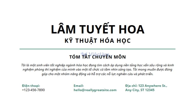 Giới thiệu bản thân