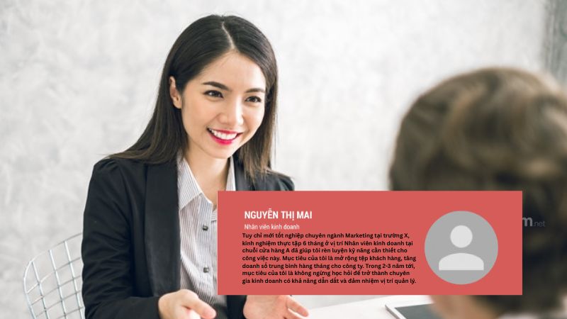 Hướng dẫn cách viết mục tiêu nghề nghiệp nhân viên kinh doanh trong CV