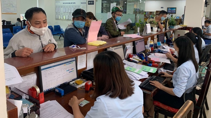 Trung tâm đang giải quyết thủ tục bảo hiểm thất nghiệp cho người dân Kiên Giang (Nguồn: Internet)