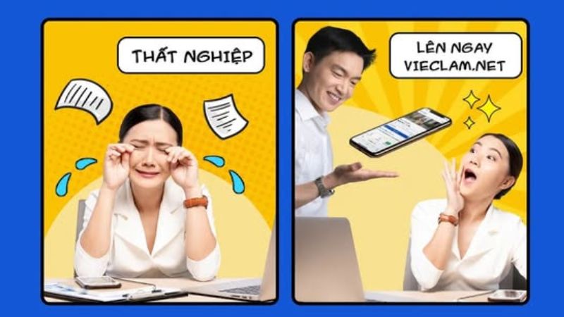 Bạn có thể tìm kiếm việc làm nhanh chóng khi truy cập Vieclam.net