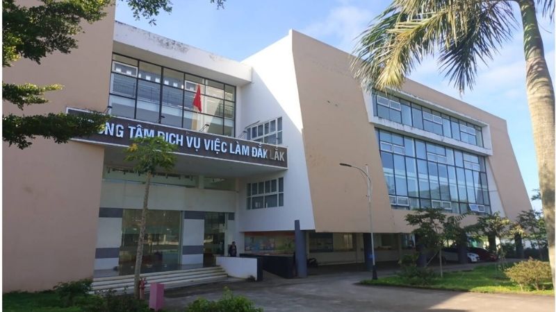 Trụ sở chính Trung tâm Giới thiệu việc làm Đắk Lắk hiện nay (Nguồn: Internet)