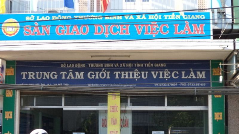 Trụ sở chính của Trung tâm giới thiệu việc làm Tiền Giang (Nguồn: Internet)