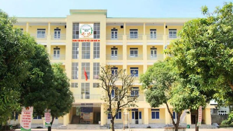 Trụ sở chính trung tâm giới thiệu việc làm Nghệ An (Nguồn: Báo Quản lý Nhà Nước)