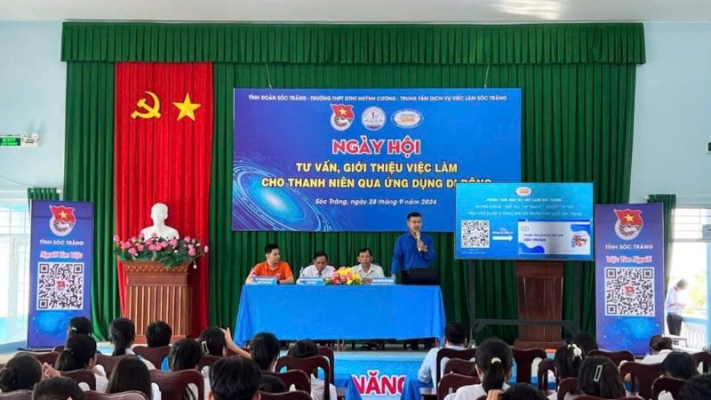 Trung tâm giới thiệu việc làm Sóc Trăng tổ chức tư vấn, giới thiệu việc làm
