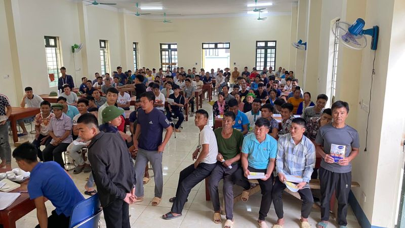 Không gian bên trong trụ sở chính trung tâm hỗ trợ việc làm Lai Châu (Nguồn: Fanpage Trung tâm dịch vụ việc làm Lai Châu)