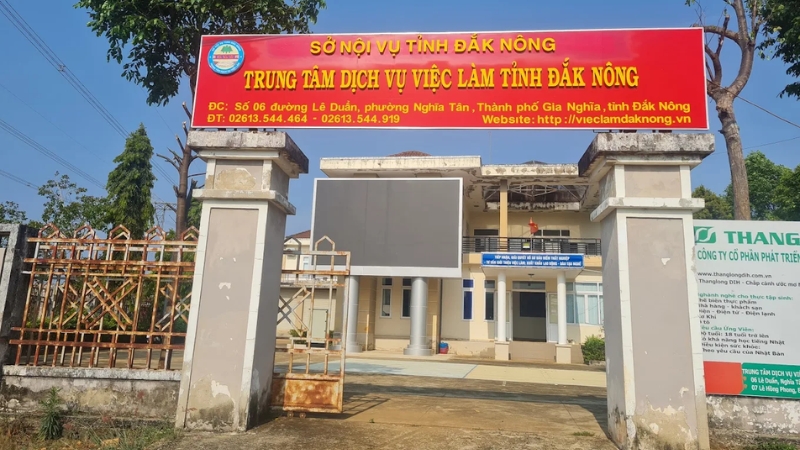 Trụ sở chính Trung tâm Dịch vụ việc làm Đắk Nông