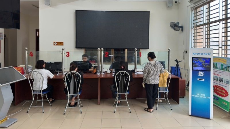 Không gian bên trong trung tâm giới thiệu việc làm Hà Giang