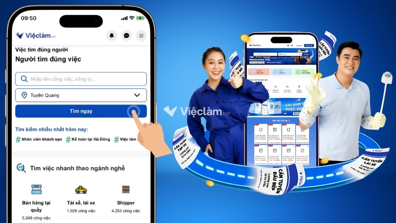 Tìm việc làm Tuyên Quang trên Vieclam.net