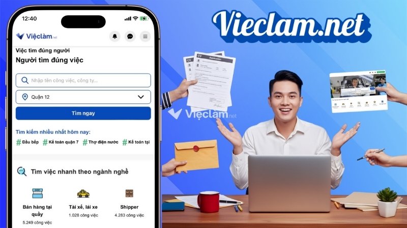 Tìm việc làm Quận 12 uy tín, chất lượng chỉ có trên Vieclam.net
