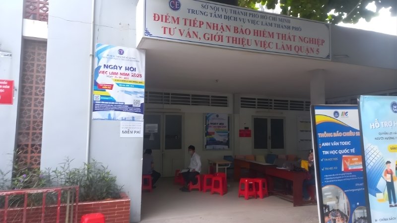 Trung tâm bảo hiểm thất nghiệp quận 5 (Nguồn: BHTN Quận 5)