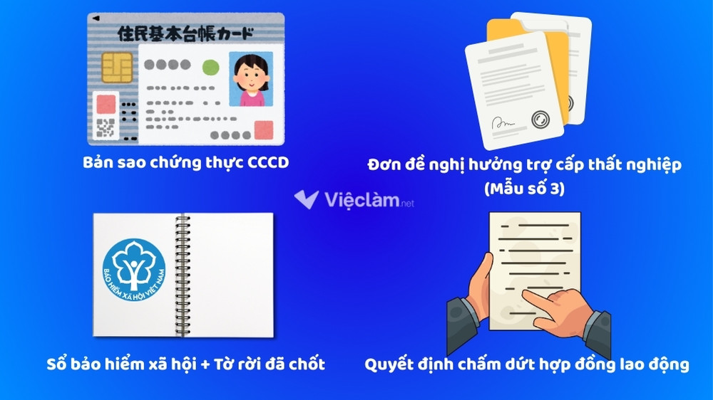 Các giấy tờ quan trọng cần đính kèm trong hồ sơ hưởng trợ cấp thất nghiệp