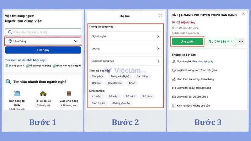 Hướng dẫn tìm việc làm uy tín tại Lâm Đồng