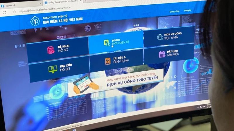 Giao diện website Cổng dịch vụ công (Ảnh: Thanh Niên)