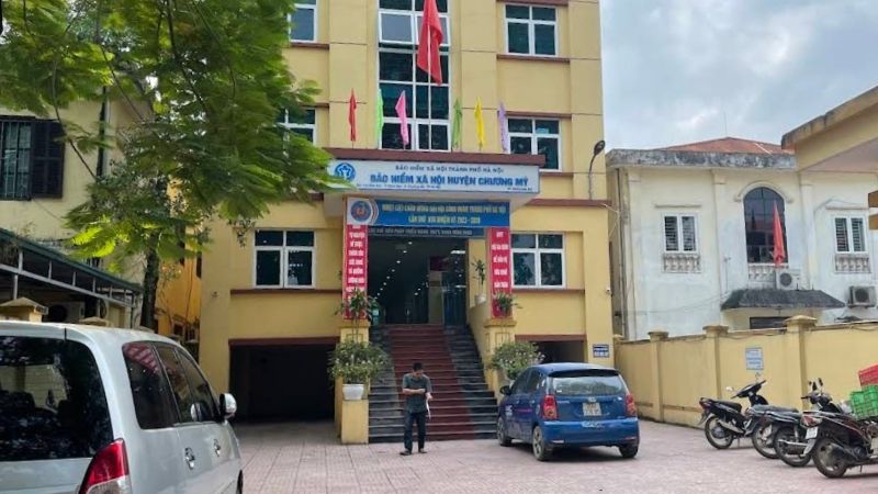 Sau sáp nhập, Bảo hiểm xã hội huyện Thanh Oai đổi tên thành BHXH cơ sở Chương Mỹ (Nguồn: Google Maps)