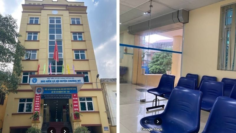 Bảo hiểm xã hội huyện Thanh Oai nay đã đổi trụ sở về huyện Chương Mỹ (Nguồn: Google maps)