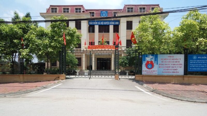 Trụ sở bảo hiểm xã hội huyện Đông Anh - TP.Hà Nội (Nguồn: Luật Quang Huy)