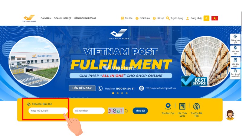 Bạn có thể sử dụng mã bưu gửi để tra cứu xem hồ sơ đã đến BHXH cơ sở Cầu Giấy hay chưa